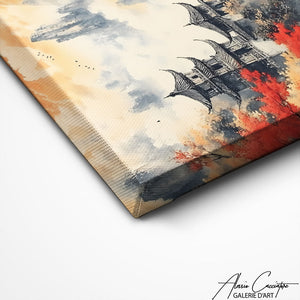 TABLEAU PAYSAGE ASIATIQUE ZEN Alessio Cacciatore