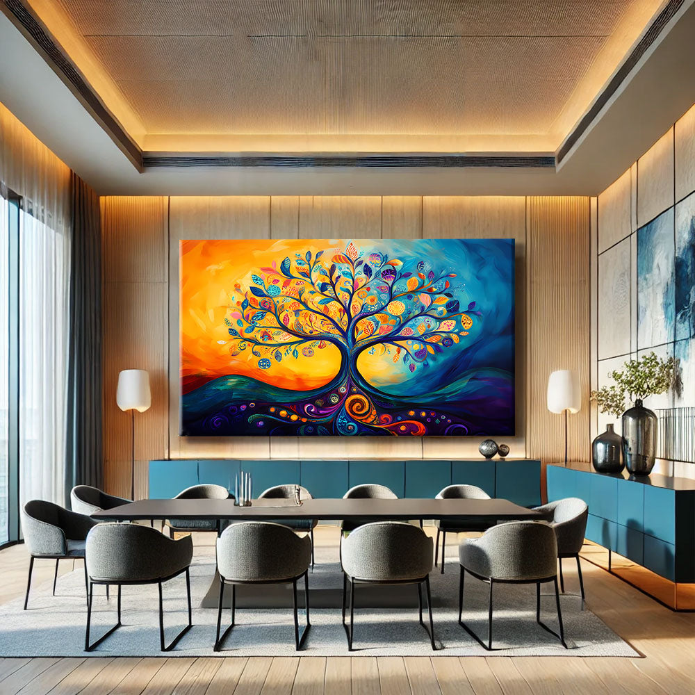 Arbre De Vie Peinture Acrylique