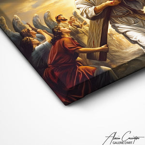 TABLEAU JESUS CROIX AlessioCacciatore