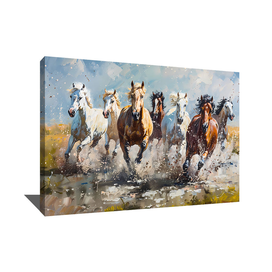 tableau chevaux