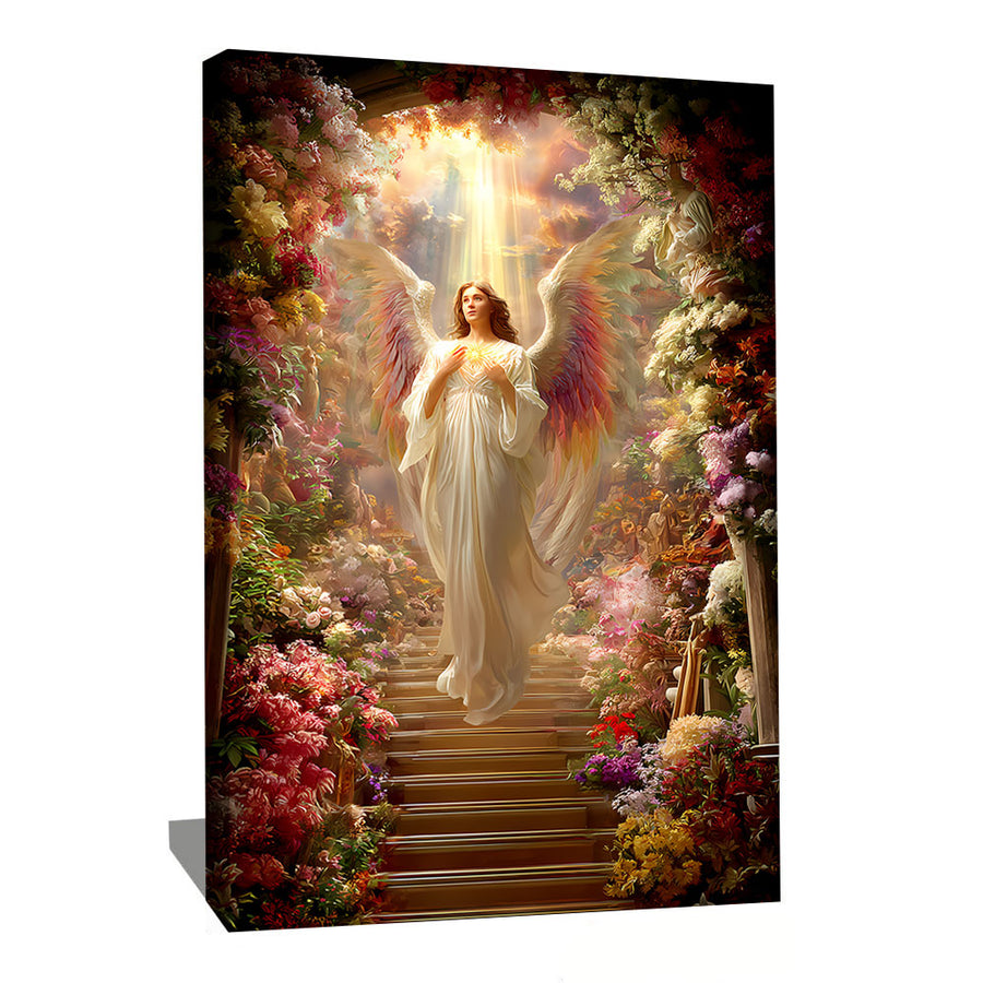 TABLEAU ANGE FLEURI