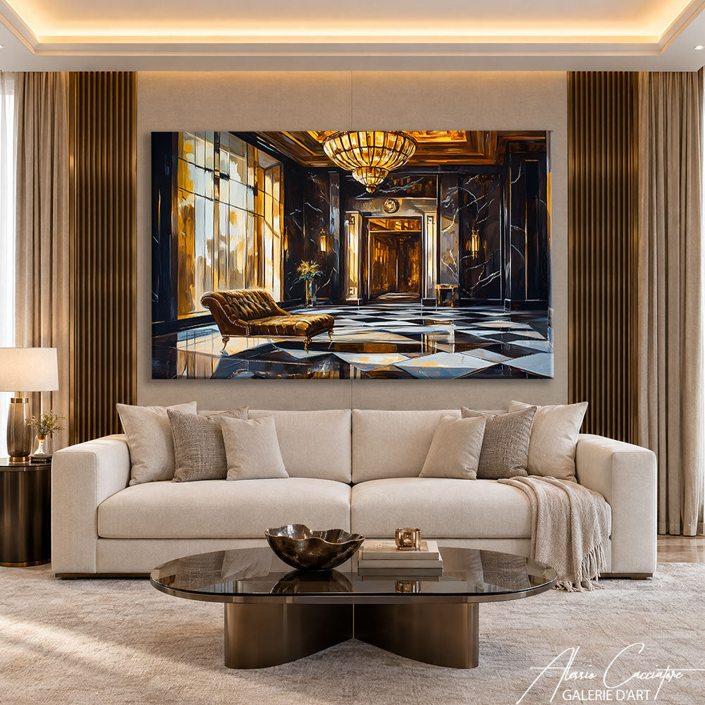 Peinture Art Deco Contemporain Design