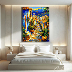 TABLEAU VILLAGE PROVENÇAL