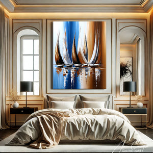 Tableau Voiliers Moderne