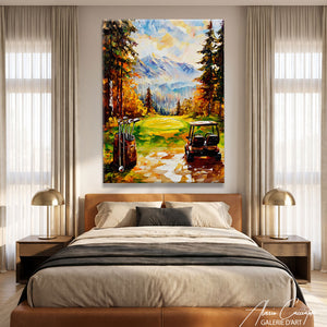 Tableau Golf Paysage