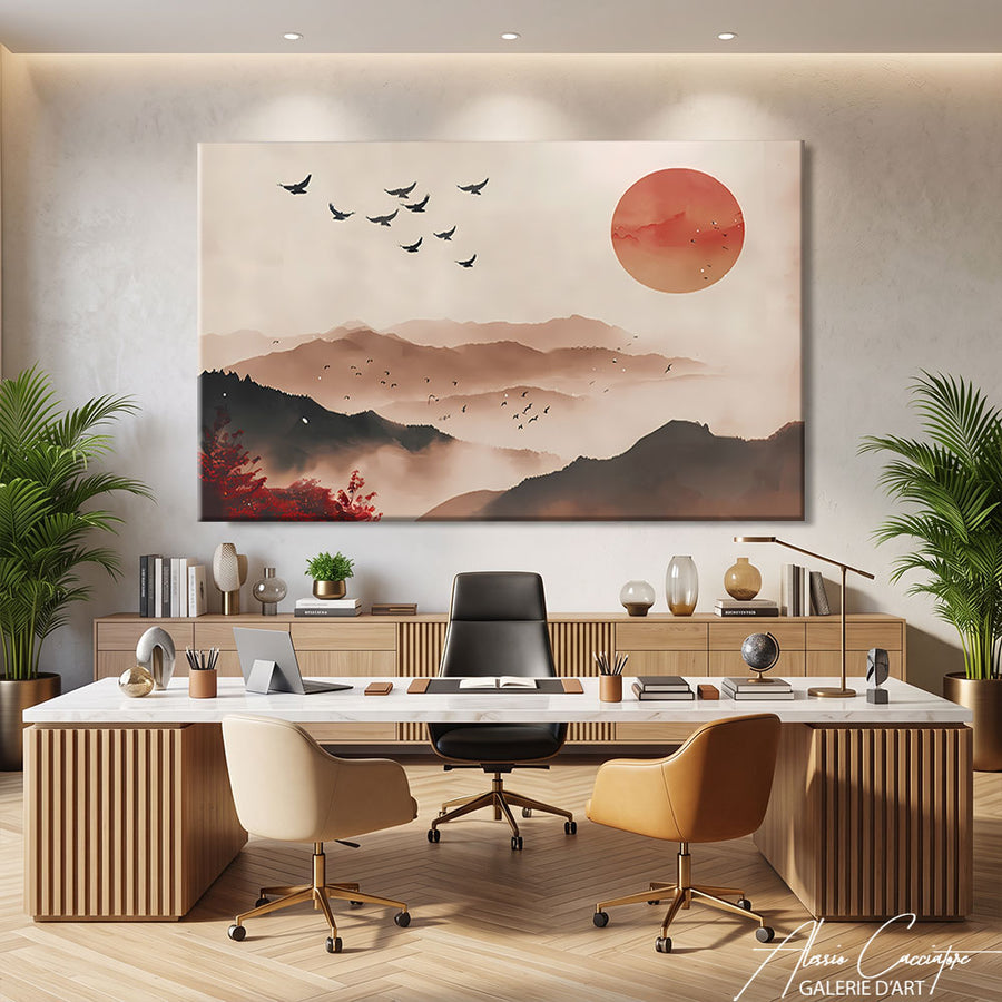 TABLEAU JAPONAIS ZEN – mise en situation
