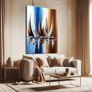 Tableau Bateaux Moderne