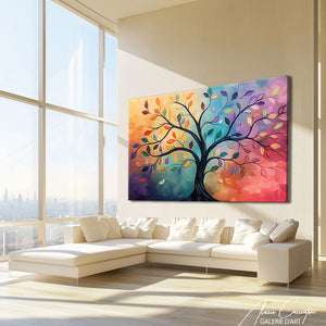 Tableau arbre moderne sur toile