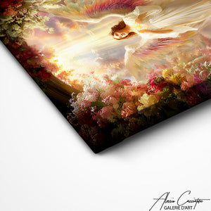 TABLEAU ANGE FLEURI Alessio Cacciatore