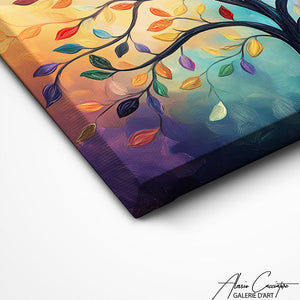 TABLEAU ARBRE MULTICOLORE Alessio Cacciatore