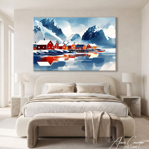 TABLEAU MONTAGNE ENNEIGÉE