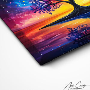 TABLEAU ARBRE DE VIE COULEUR Alessio Cacciatore