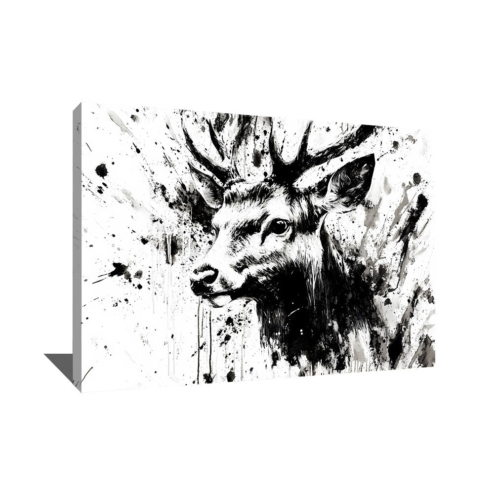 TABLEAU CERF NOIR