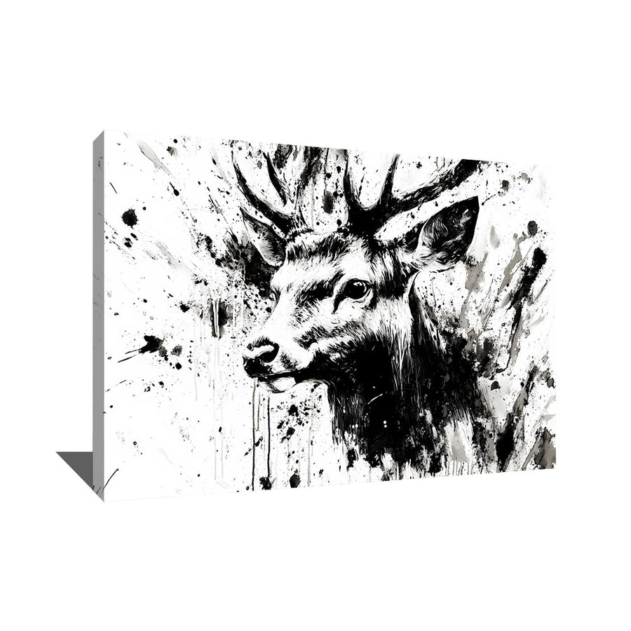 TABLEAU CERF NOIR