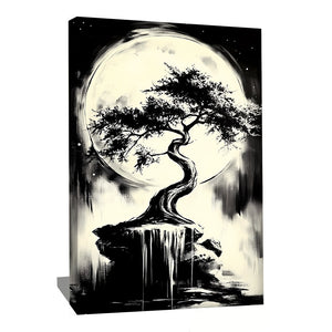 TABLEAU ZEN NOIR ET BLANC