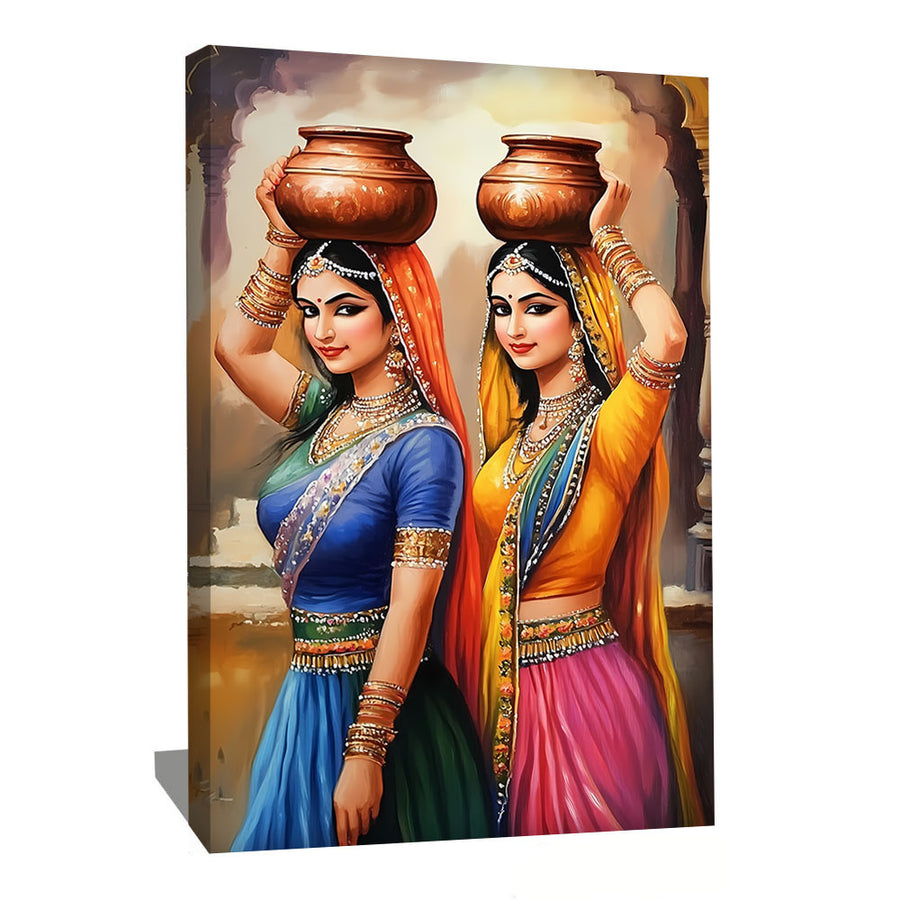 Tableau Femme Inde