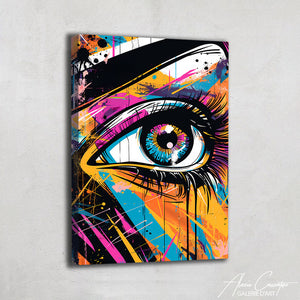 TABLEAU POP ART OEIL Alessio Cacciatore
