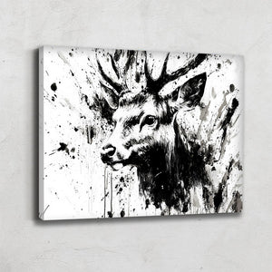 TABLEAU CERF NOIR