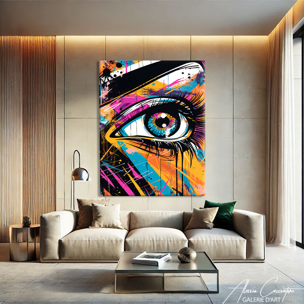 TABLEAU POP ART OEIL