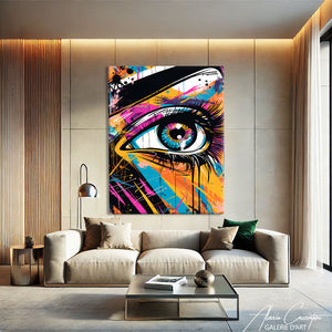 TABLEAU POP ART OEIL Alessio Cacciatore