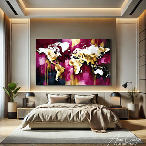 Tableau Carte Du Monde