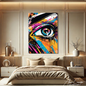 TABLEAU POP ART OEIL Alessio Cacciatore