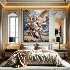 TABLEAU ANGE HOMME AlessioCacciatore