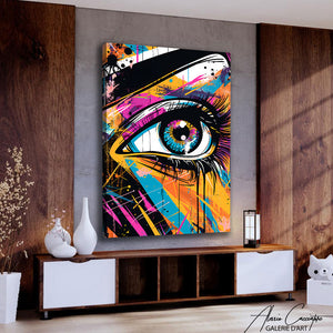 TABLEAU POP ART OEIL Alessio Cacciatore