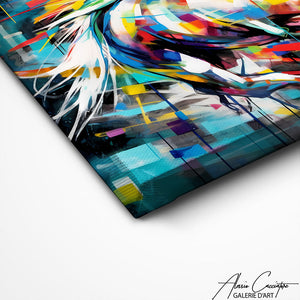 TABLEAU CHEVAL GRAFFITI Alessio Cacciatore