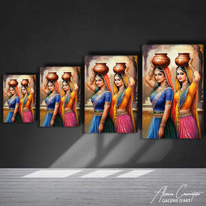 TABLEAU FEMME INDE AlessioCacciatore