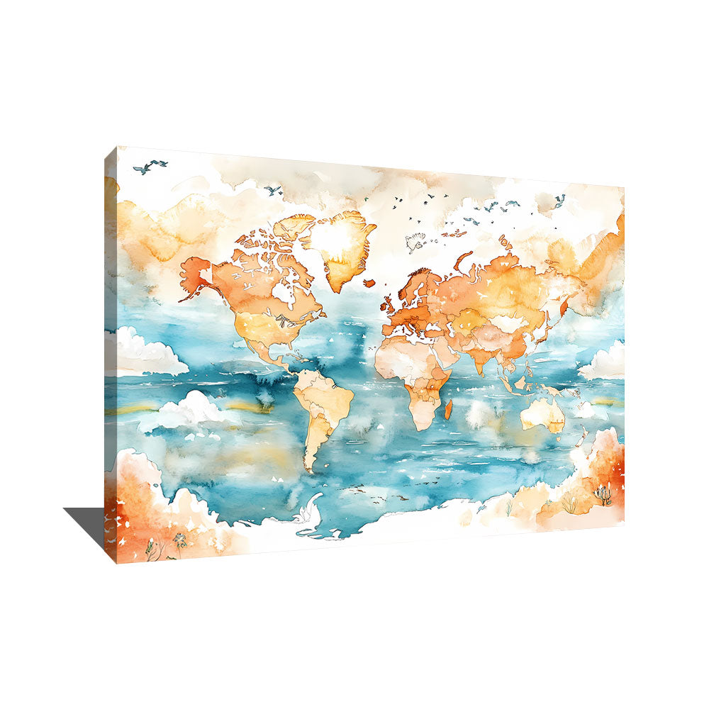 Tableau Carte Du Monde