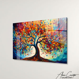 TABLEAU ARBRE DE VIE COLORÉ Alessio Cacciatore