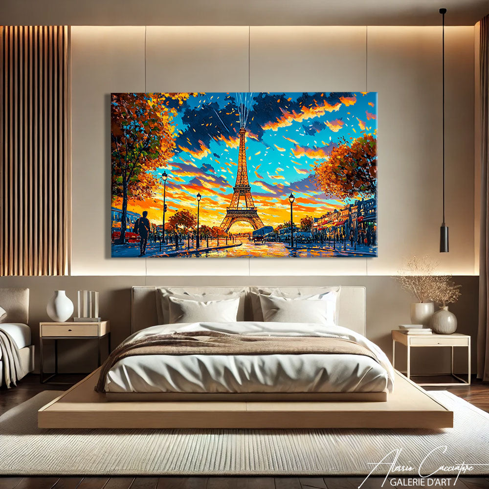 Tableau Paris Tour Eiffel