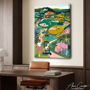 Décoration Murale Contemporain Golfeur