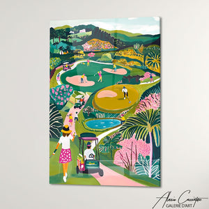 Cadre Contemporain Golfeur