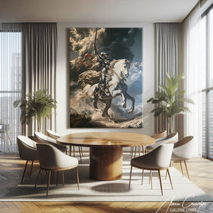 Affiche Moyen Age Chevalier