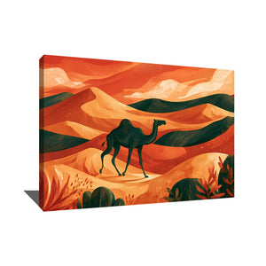 Toile Horizontale Terracotta