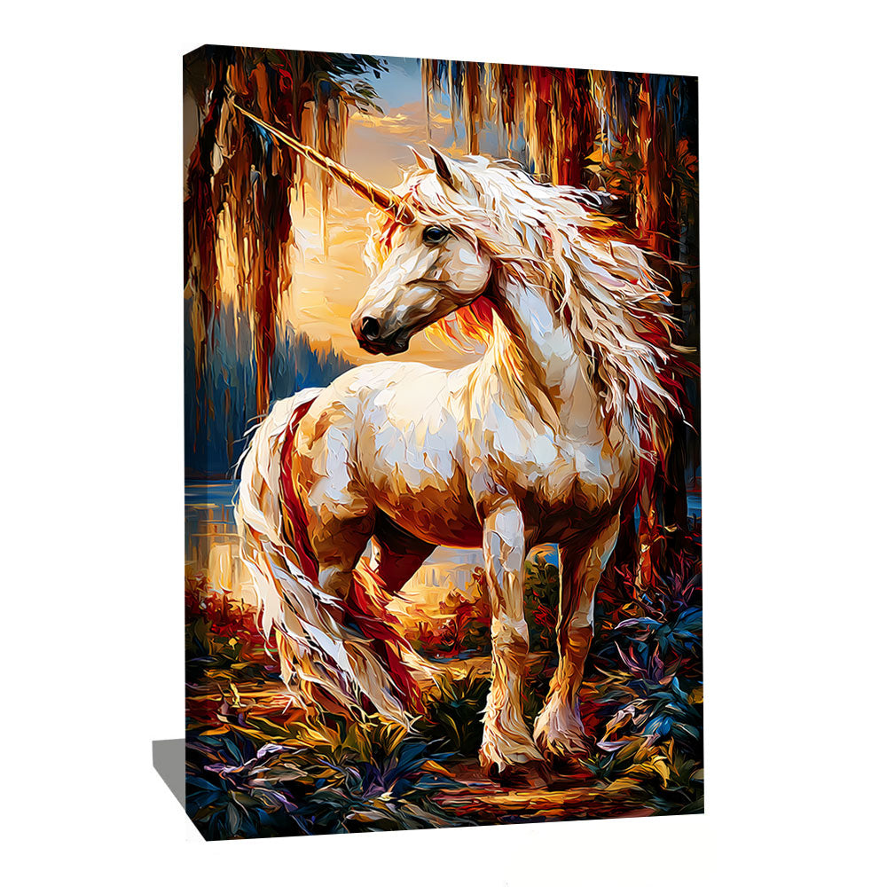 TABLEAU LICORNE ABSTRAIT