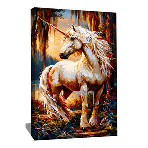 TABLEAU LICORNE ABSTRAIT
