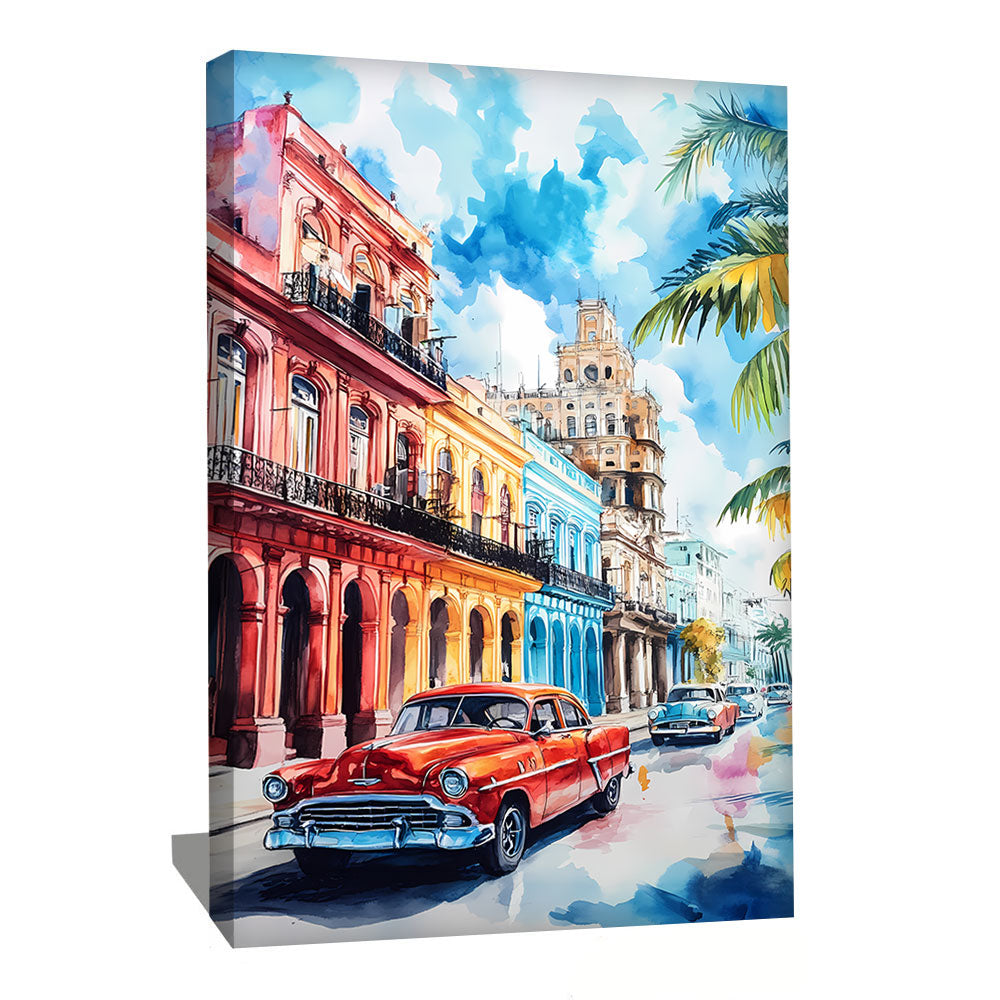 TABLEAU CUBA ABSTRAIT