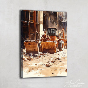 Toile Tableau Style Industriel