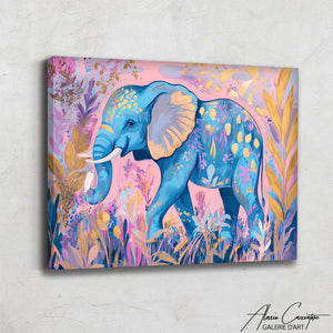 Grande Toile Éléphant