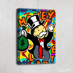 TABLEAU MONOPOLY POP ART