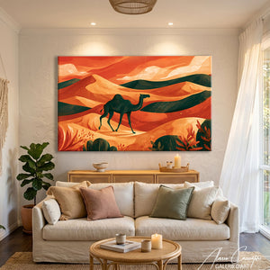 Peinture Horizontale Terracotta