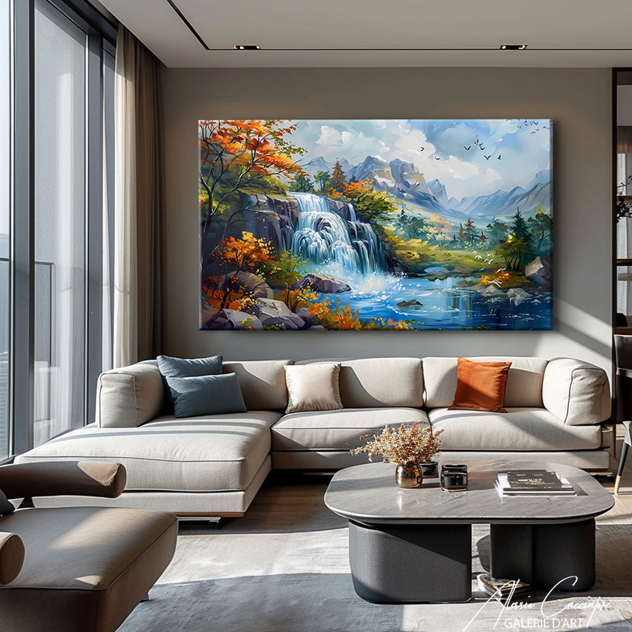 Peinture Tableau Paysage – mise en situation