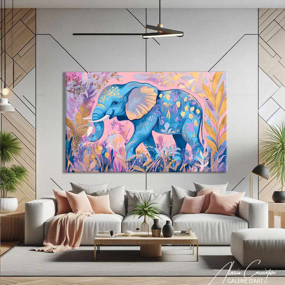 Grande Toile Éléphant
