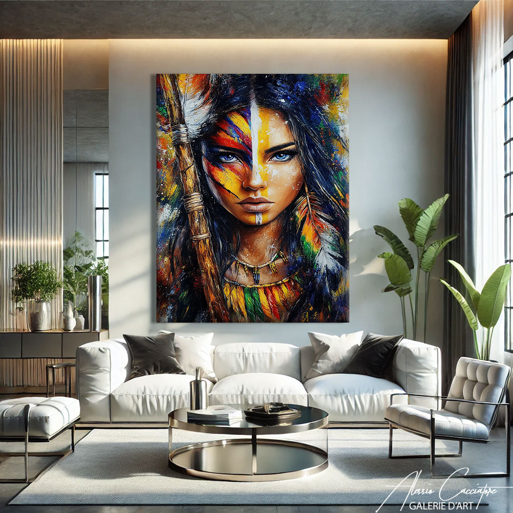 TABLEAU MURALE MODERNE FÉMININ