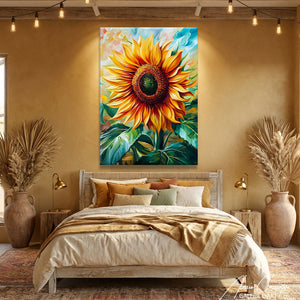 Toile Tournesol Tableau