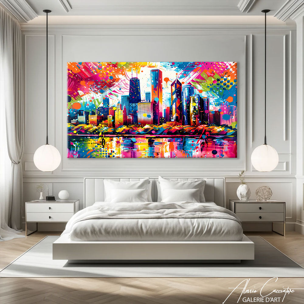 TABLEAU DE VILLE MODERNE