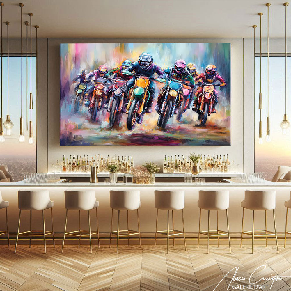 Tableau Moto Cross